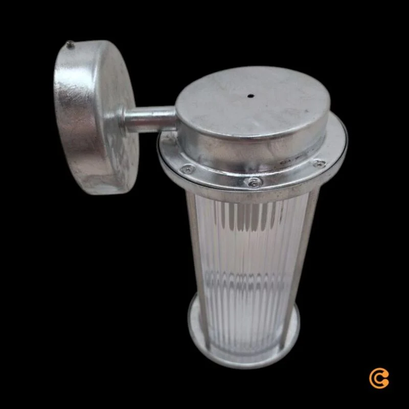 B-Ware Nordlux Außenwandleuchte Wandlampe Linton verzinkt Stahl E27 Fassung Zink 29cm