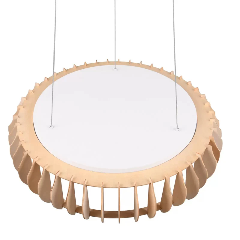 B-Ware Monte Pendelleuchte Hängelampe LED Lampe Holz hell CCT weiß Esszimmer Licht