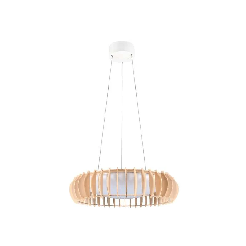 B-Ware Monte Pendelleuchte Hängelampe LED Lampe Holz hell CCT weiß Esszimmer Licht
