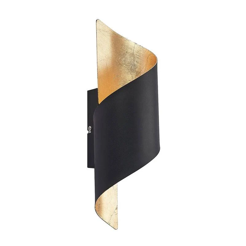 B-Ware Lindby Chenotara Wandleuchte Wandlampe Wandlicht Lampe Leuchte E14 Schwarz G885
