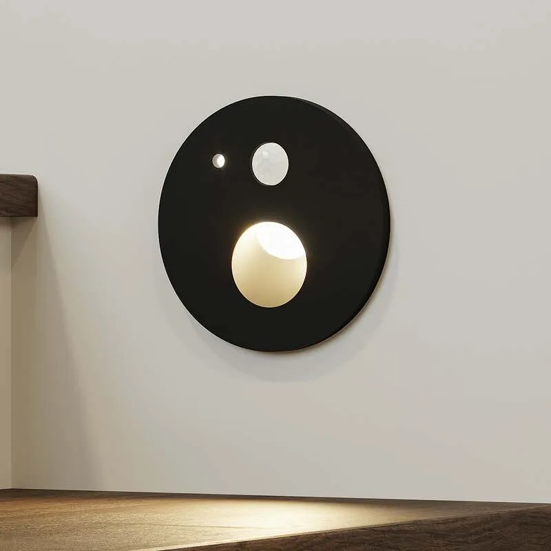 B-Ware Arcchio Neru LED-Einbaulampe schwarz 7,5 cm Sensor warmweiß 2,3 W IP20