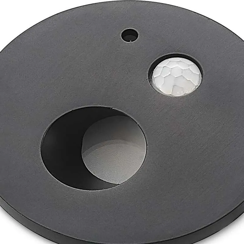 B-Ware Arcchio Neru LED-Einbaulampe schwarz 7,5 cm Sensor warmweiß 2,3 W IP20