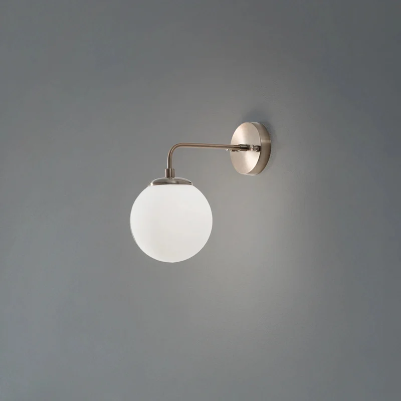 B-Ware Opviq Wandleuchte Wandlampe Viran Glas Gold Antik Wohnzimmer Flur E14 LED Lampe
