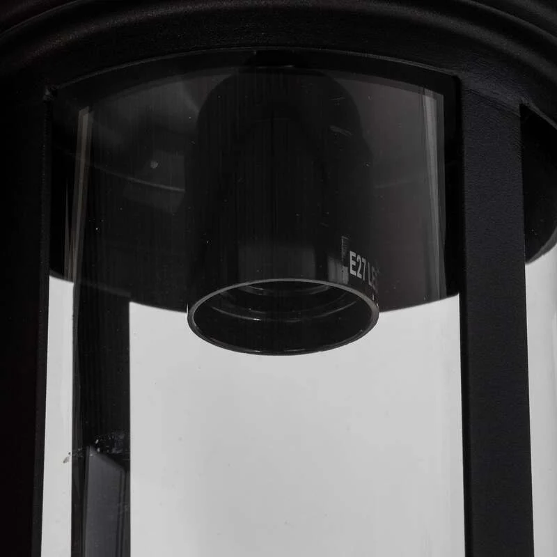 B-Ware Lindby Außenwandleuchte Zayn LED Gartenleuchte Lampe dimmbar schwarz IP23 33cm