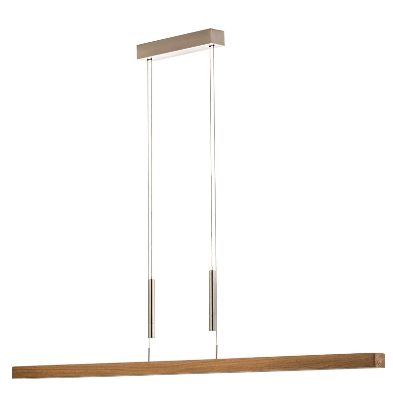 B-Ware HerzBlut Hängelampe Leonora LED Hängeleuchte Pendellampe dimmbar natur 160cm