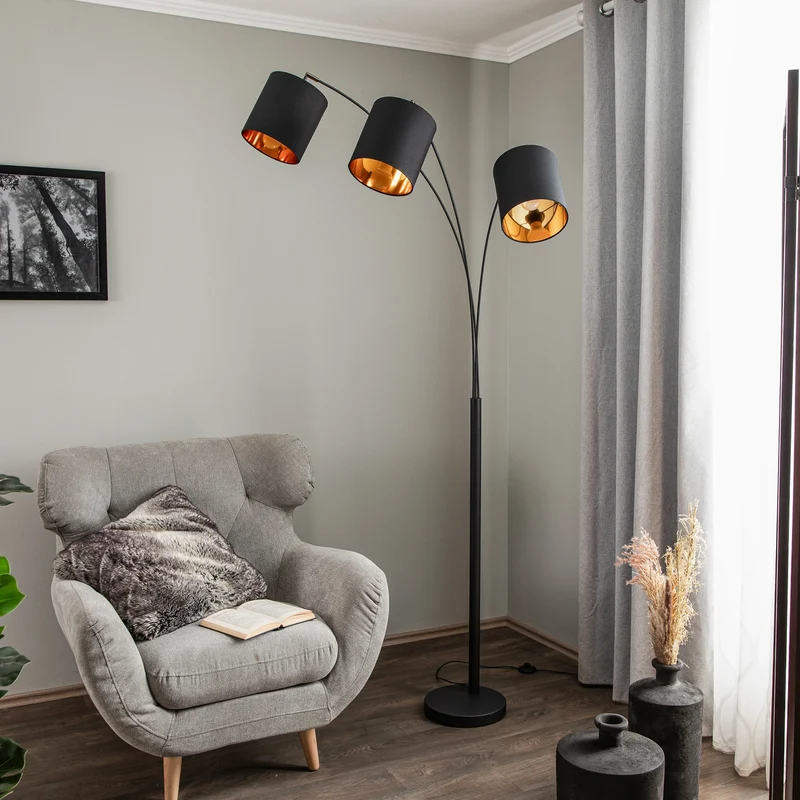 B-Ware Lindby Nanika Stehleuchte Standleuchte Stehlampe Stehlicht Leselampe Leuchte LED
