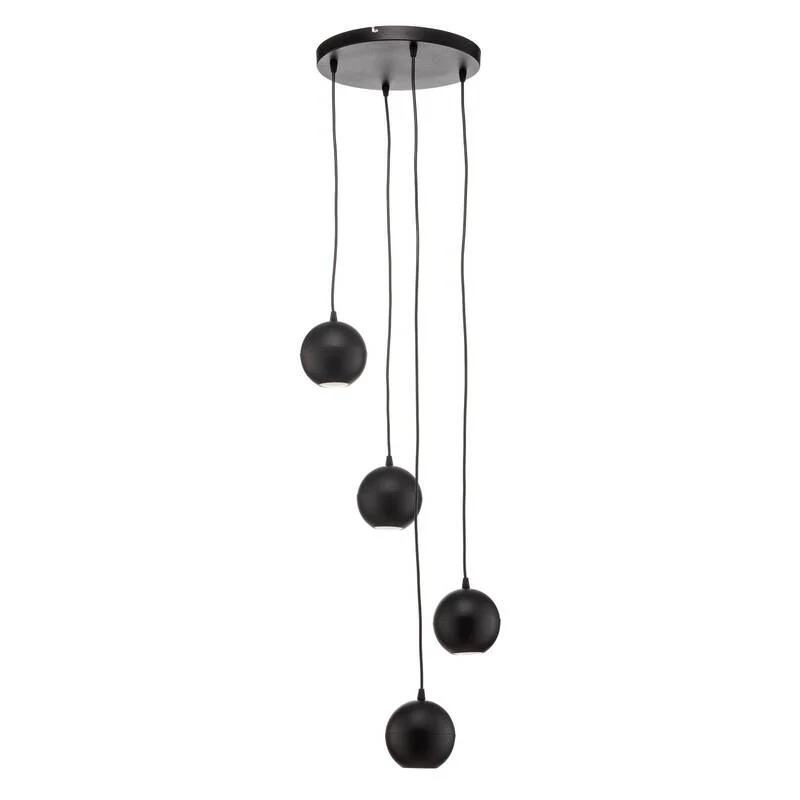 B-Ware Euluna Pendelleuchte Hängelampe Midnight LED vierflammig Deckenlampe Leuchte 691