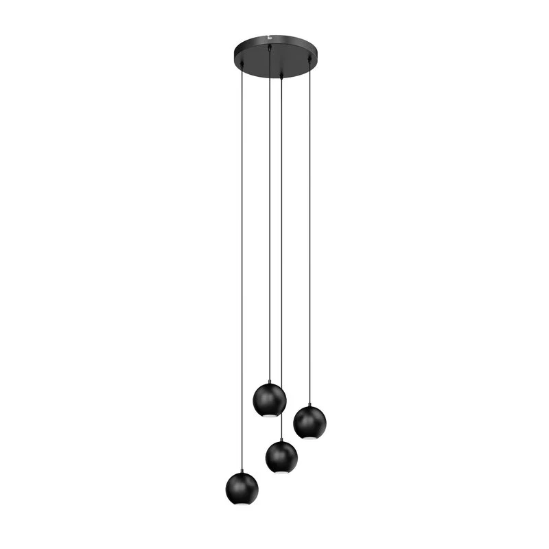 B-Ware Euluna Pendelleuchte Hängelampe Midnight LED vierflammig Deckenlampe Leuchte 691