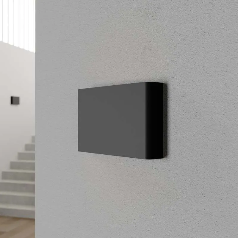 B-Ware Nowodvorski Wandleuchte Haga up & down Wandleuchte Lampe Leuchte G9 graphit