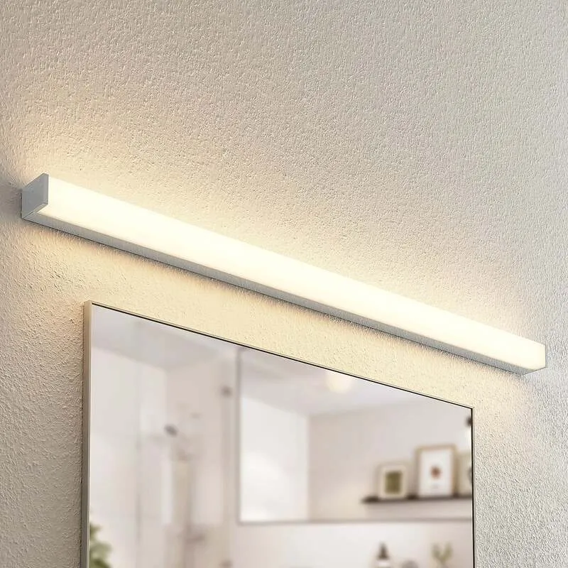 B-Ware Lindby Spiegelleuchte Badezimmerleuchte LED Klea chrom Badezimmerlampe Aluminium