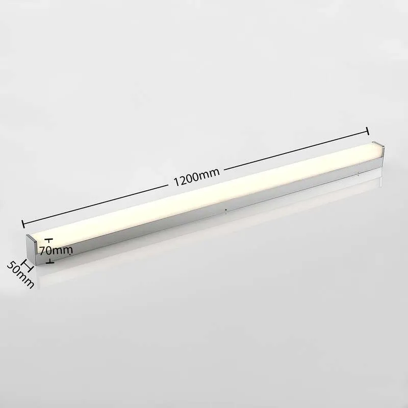 B-Ware Lindby Spiegelleuchte Badezimmerleuchte LED Klea chrom Badezimmerlampe Aluminium