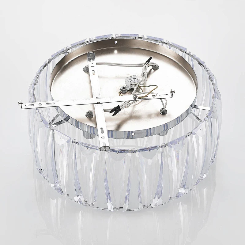 B-Ware Lindby Sofia Deckenlampe Deckenleuchte Lampe Leuchte 4-flm E14 transparent chrom