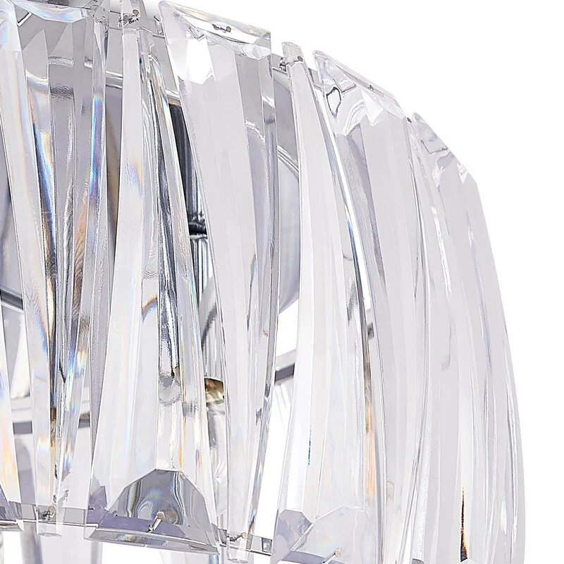 B-Ware Lindby Sofia Deckenlampe Deckenleuchte Lampe Leuchte 4-flm E14 transparent chrom