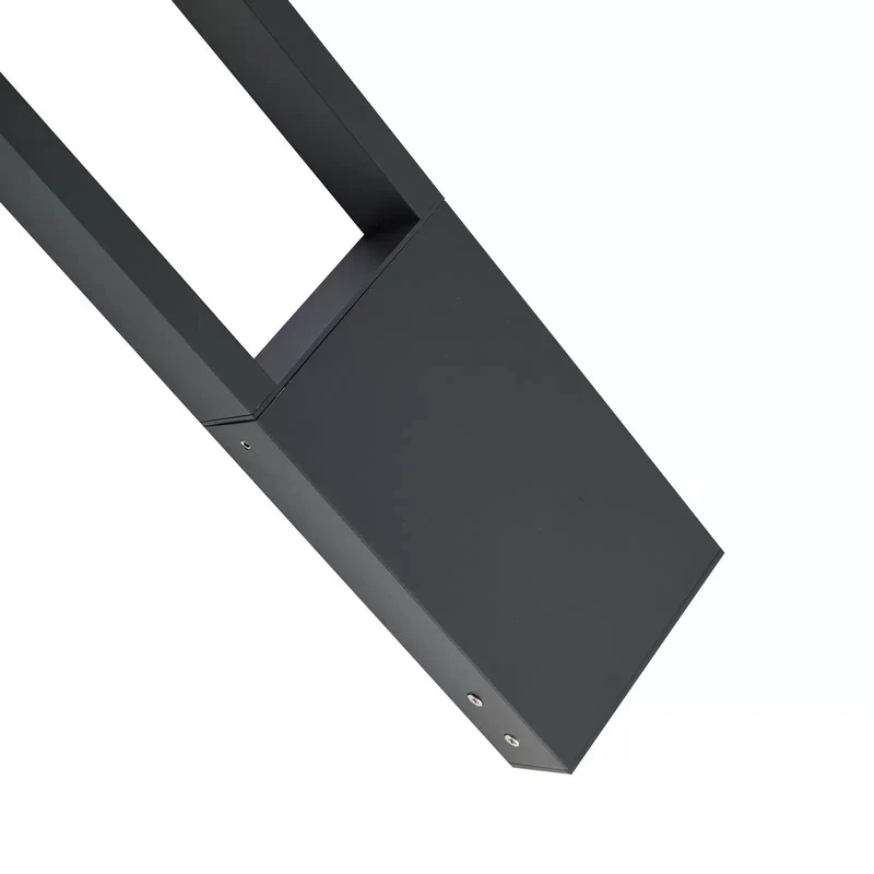 B-Ware Lindby Wegeleuchte Gartenleuchte LED Außenleuchte Lonete dunkelgrau IP65 6515