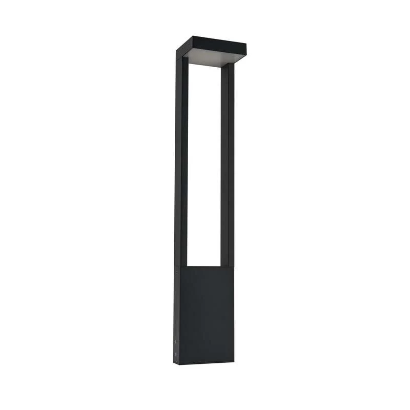 B-Ware Lindby Wegeleuchte Gartenleuchte LED Außenleuchte Lonete dunkelgrau IP65 6515