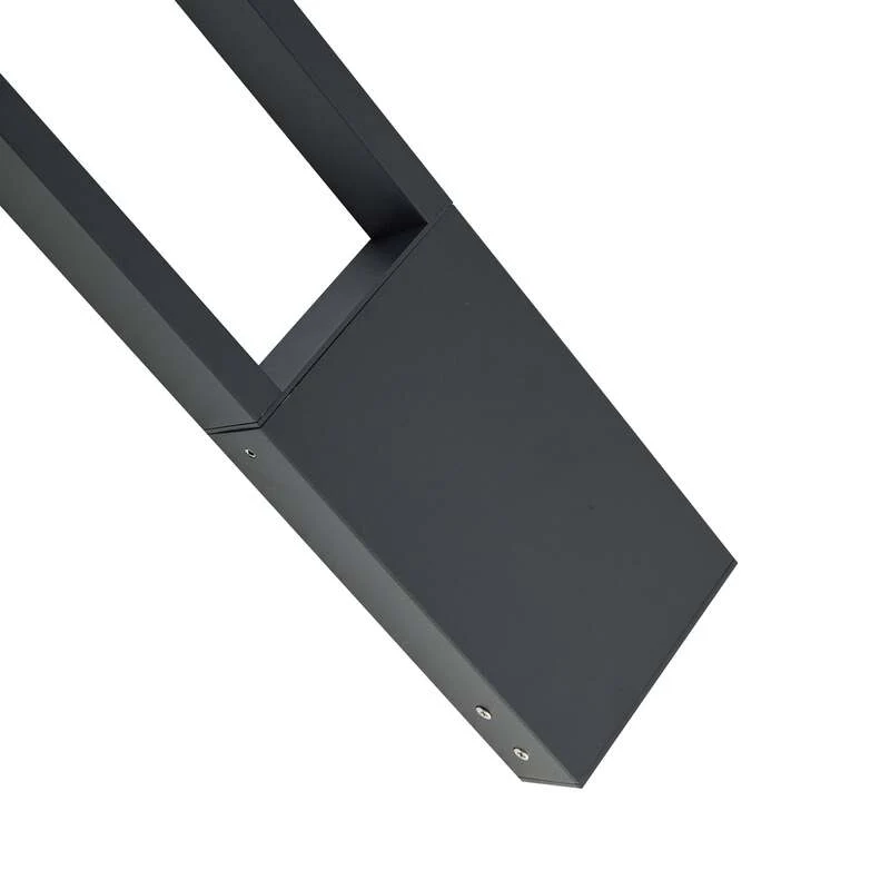 B-Ware Lindby Wegeleuchte Gartenleuchte LED Außenleuchte Lonete dunkelgrau IP65 6515