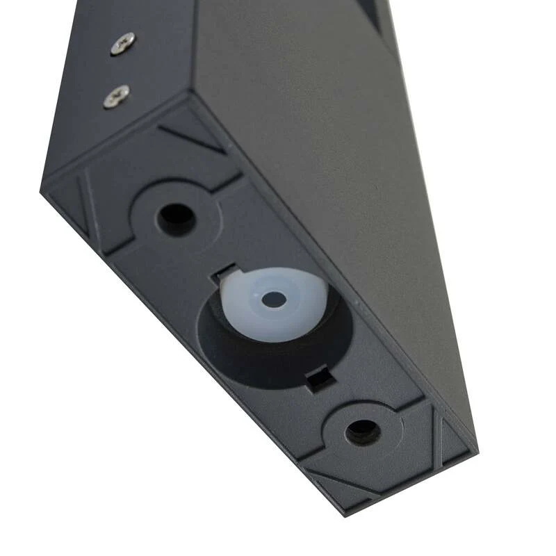 B-Ware Lindby Wegeleuchte Gartenleuchte LED Außenleuchte Lonete dunkelgrau IP65 6515