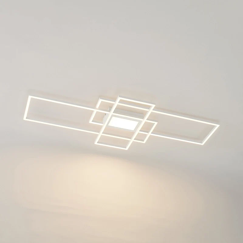 B-Ware Lindby Caitlin LED-Deckenlampe Deckenlampe Deckenlicht Wohnzimmerleuchte weiß220