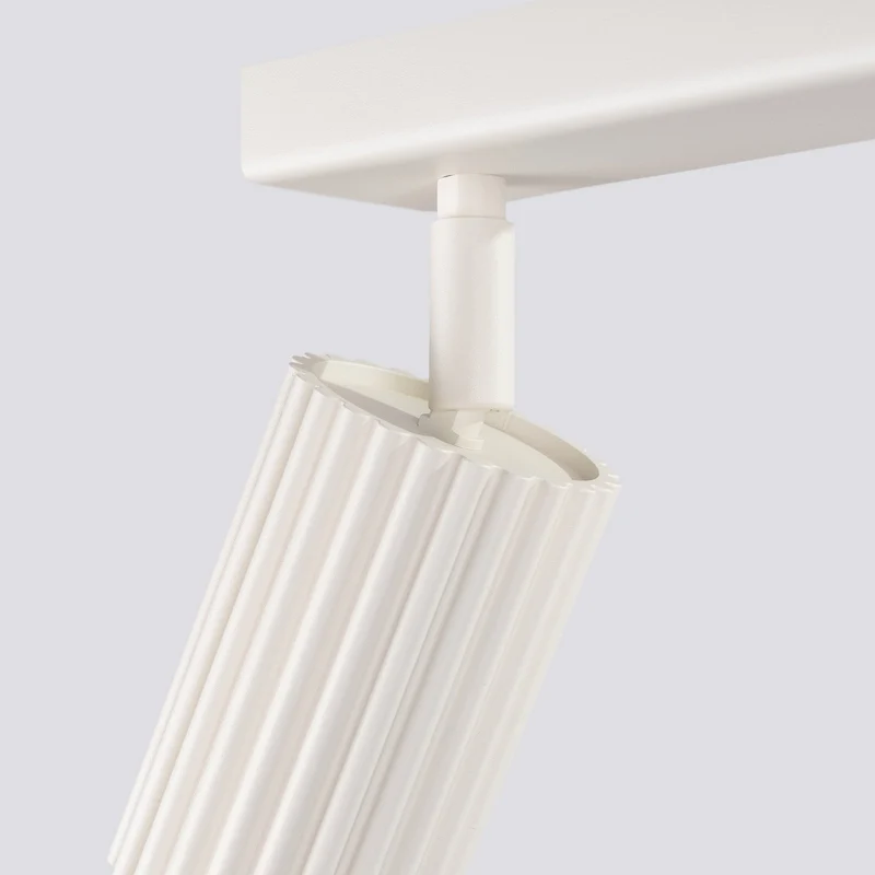 B-Ware SOLLUX LIGHTING Marke Deckenstrahler Spot Lampe Karbon beige Länge 81 cm