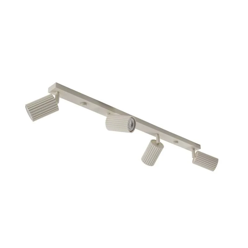 B-Ware SOLLUX LIGHTING Marke Deckenstrahler Spot Lampe Karbon beige Länge 81 cm