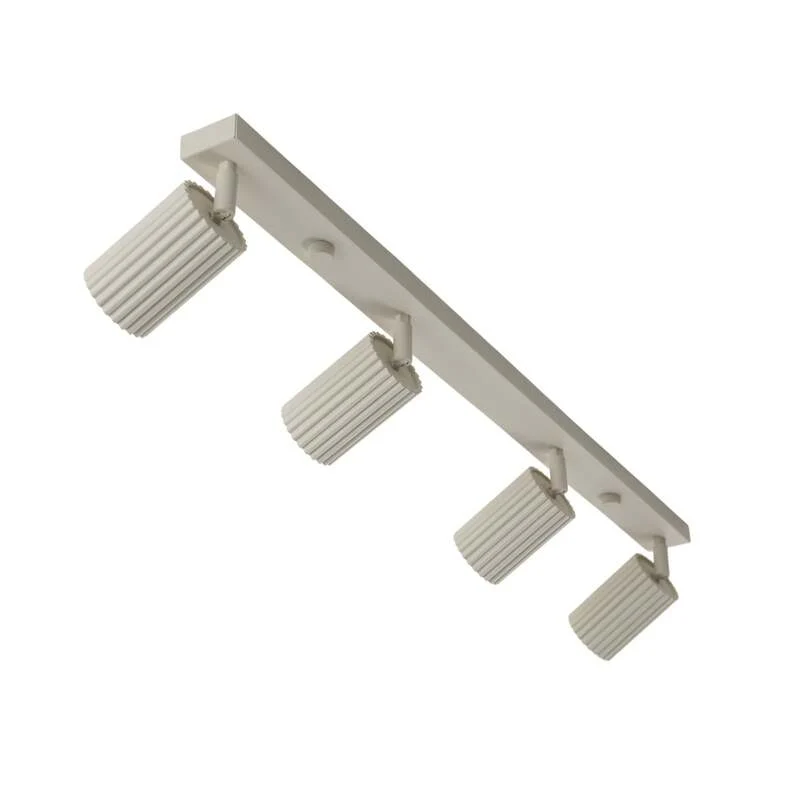 B-Ware SOLLUX LIGHTING Marke Deckenstrahler Spot Lampe Karbon beige Länge 81 cm