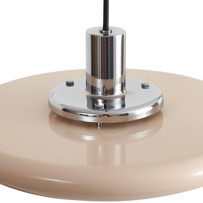 B-Ware Lindby Pendelleuchte Hängelampe Lampe Retro LED E27 beige Metall 35 cm