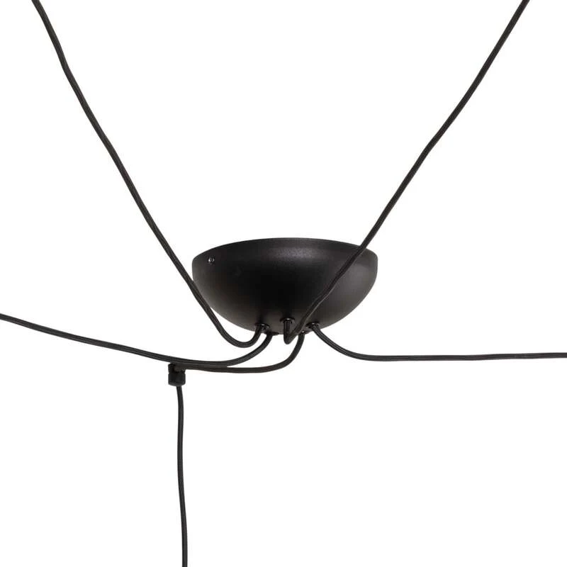 B-Ware Nowodvorski Lighting Hängeleuchte Spider in Schwarz fünfflammig Deckenlampe Spot