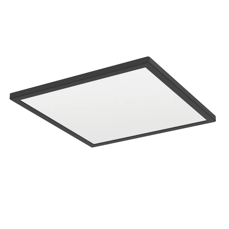 B-Ware EGLO connect Deckenlampe Rovito-Z LED App dimmbar schwarz RGB CCT 39x39cm IP44