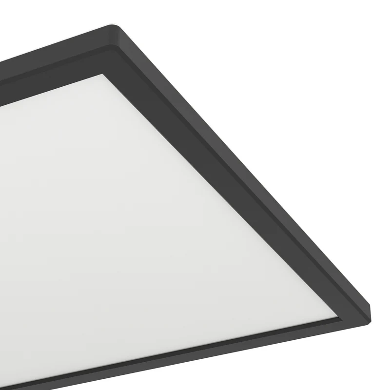 B-Ware EGLO connect Deckenlampe Rovito-Z LED App dimmbar schwarz RGB CCT 39x39cm IP44