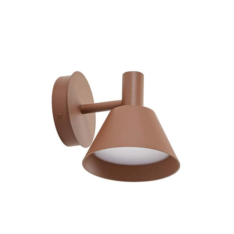 B-Ware Lucande Außenwandleuchte Tabena LED Gartenleuchte Lampe braun IP54 16x17,5cm