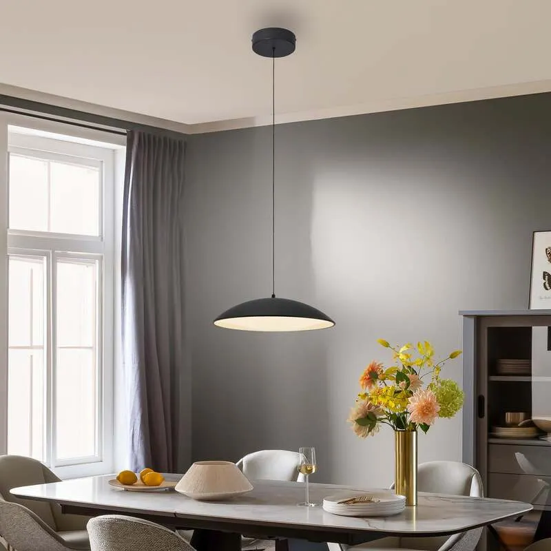 B-Ware SCHÖNER WOHNEN-Kollektion Hängeleuchte LENTE LED Pendelleuchte dimmbar schwarz