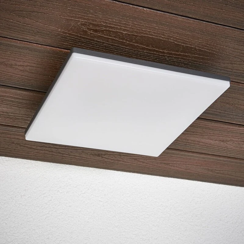 B-Ware Lucande Sensorgesteuerte Außendeckenlampe Henni Deckenleuchte Wandleuchte Lampe