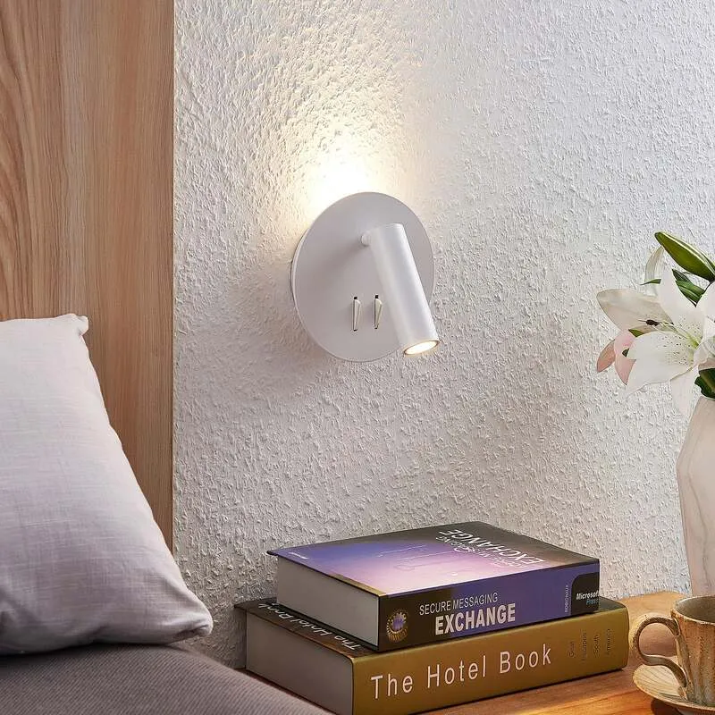 B-Ware Lucande Magya LED-Wandleuchte Lampe Leuchte Wandleuchte 2-flammig 2x3 W Alu 594