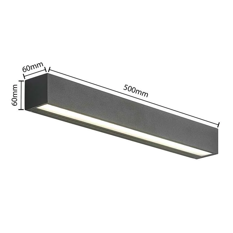 B-Ware Arcchio Wandleuchte Wandlampe LED Lengo grafit Farbwechsel Warmweiß Tageslicht I
