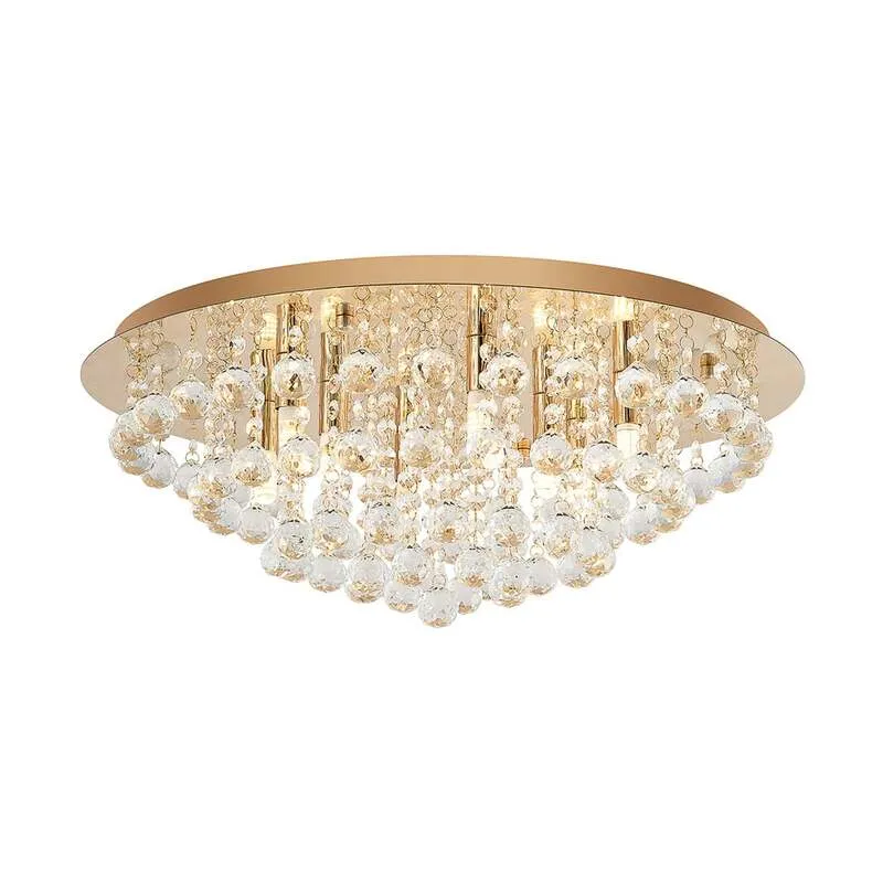 B-Ware Lindby Deckenleuchte Deckenlampe Gillion Kronleuchter Kristall Lampe LED Ø 55cm
