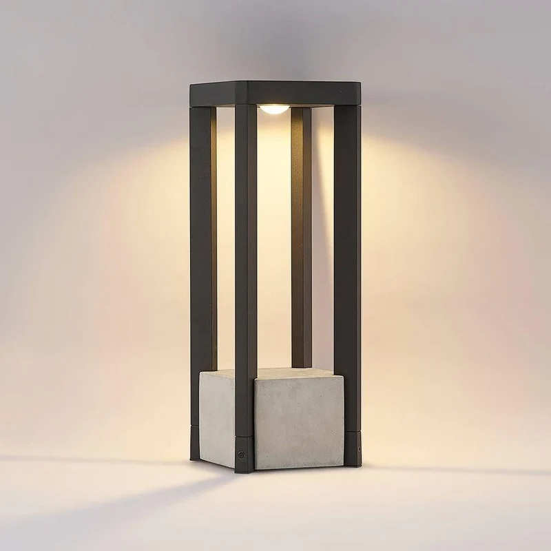 B-Ware Lucande Kalisa LED Garten Leuchte Dark Grey Leuchte Lampe Außenleuchte LED