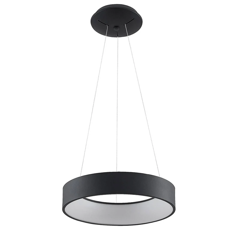 B-Ware Arcchio Pendelleuchte Hängelampe LED Aleksi schwarz Eisen Kunststoff dimmbar877