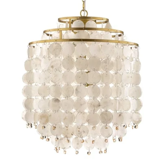 B-Ware Euluna Hängeleuchte Ruben Deckenlampe Wohnzimmerlampe Lampe Leuchte Perlmutt E27