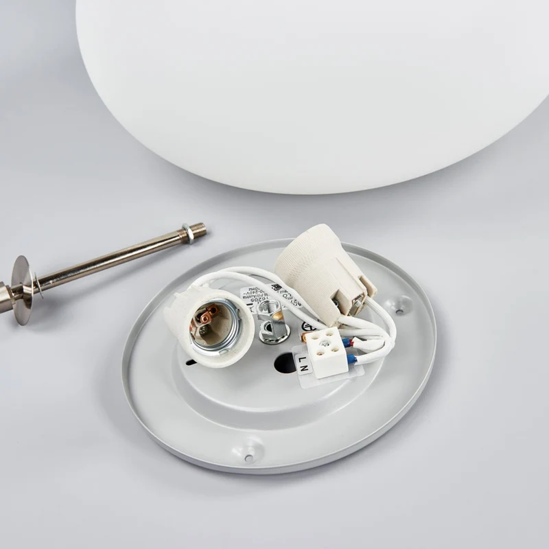 B-Ware EGLO OPTICA Retrofit Wandleuchte Deckenlampe Lampe Leuchte 2-flg Glas Opal Weiß
