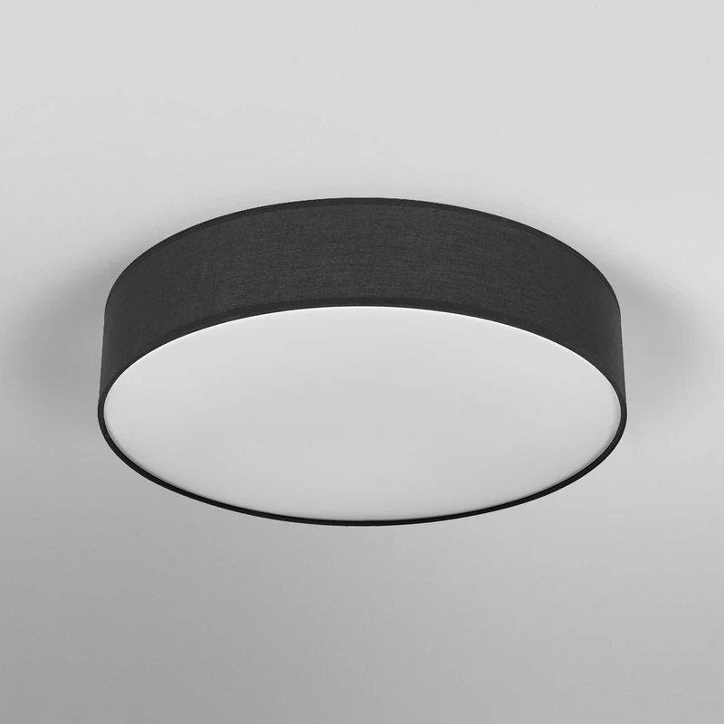 B-Ware OSRAM Deckenleuchte Lampe Leuchte ORBIS PARIS schwarz Textil E27 runde Form