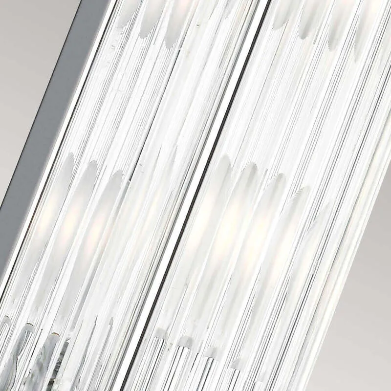 B-Ware Elstead Wandleuchte Wandlampe G9 LED Paulson Chrom Badezimmerleuchte IP44 Lampe