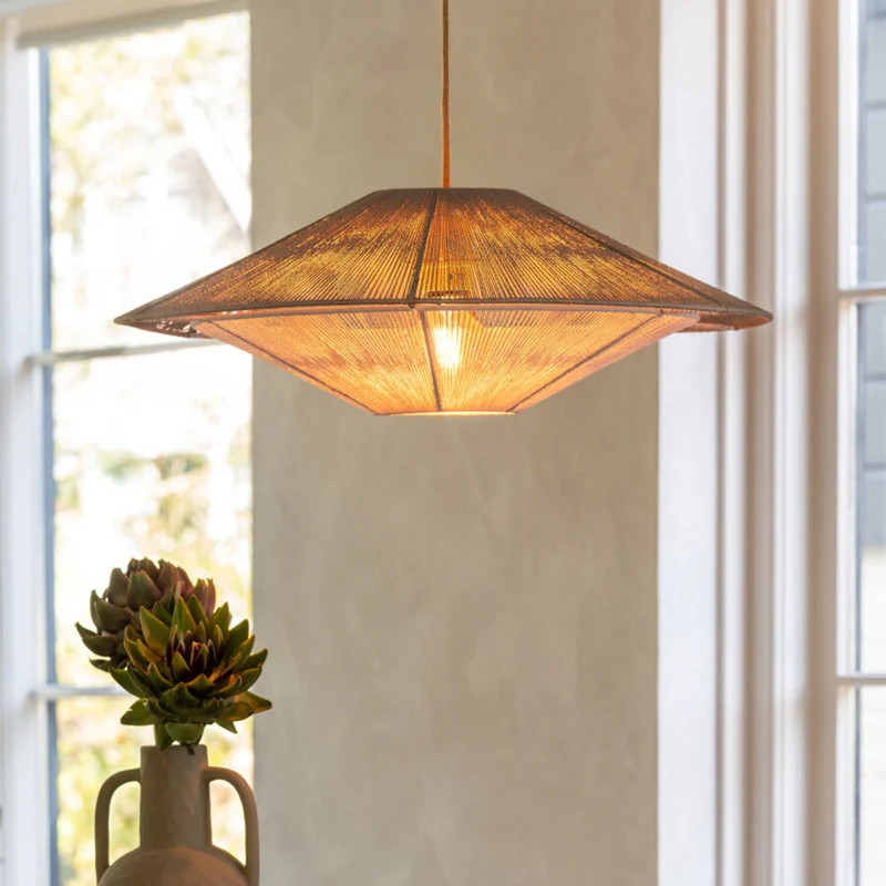 B-Ware Good & Mojo Hängelampe Hängeleuchte Lumbini LED Pendelleuchte Lampe hellgrau