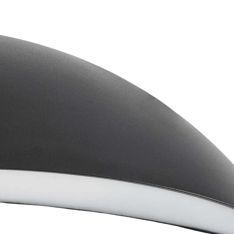 B-Ware Lindby Außenwandleuchte Gartenleuchte Zerino LED Wandleuchte schwarz 34,5cm IP54