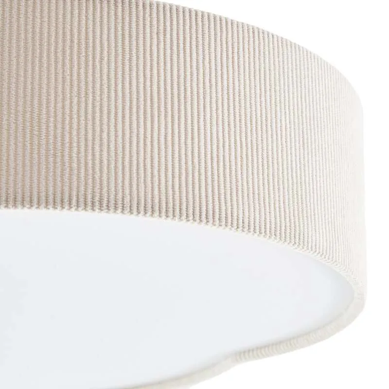 B-Ware Lindby Deckenleuchte Winona LED Lampe dimmbar CCT creme 48x46cm IP20 2300lm