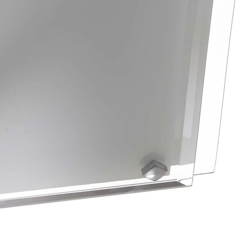 B-Ware FABAS LUCE Deckenleuchte Lampe Maggie LED dimmbar silber weiß 30x30cm 60W E27