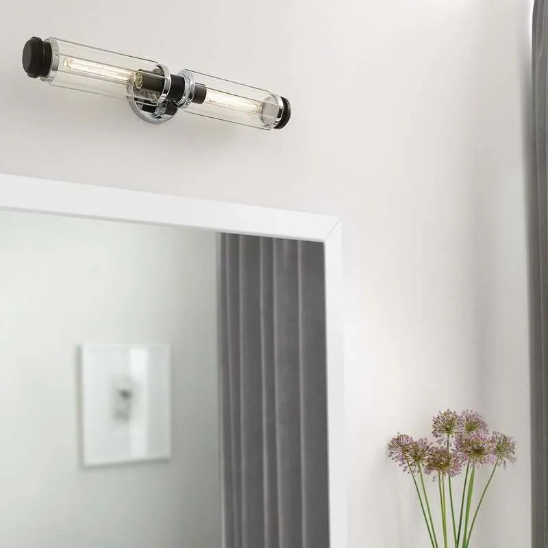 B-Ware HINKLEY Wandleuchte Wandlampe Masthead LED 2-flammig dimmbar chrom 61cm IP44