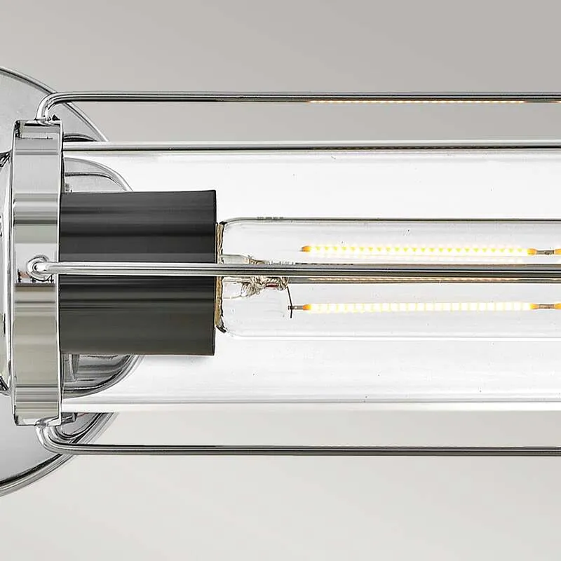 B-Ware HINKLEY Wandleuchte Wandlampe Masthead LED 2-flammig dimmbar chrom 61cm IP44