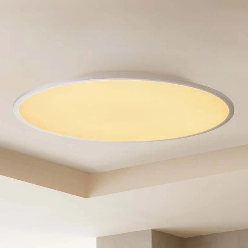 B-Ware Lindby Deckenlampe Deckenleuchte LED Lampe Narima silber Fernbedienung dimm222