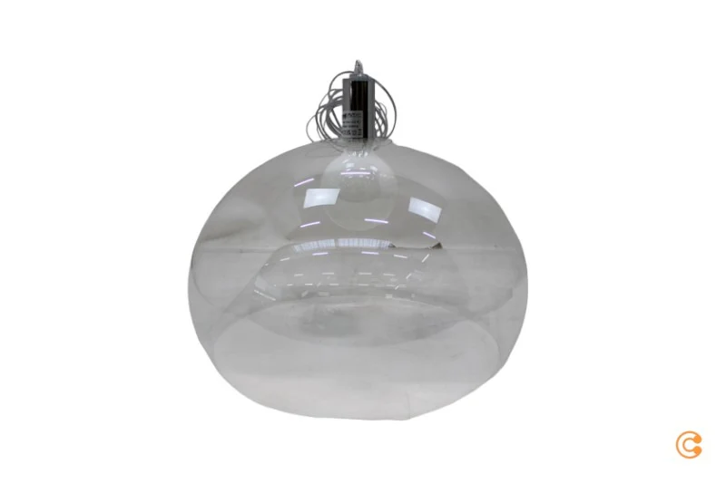 B-Ware Kartell FL/Y LED-Pendellampe Hängeleuchte Hängelampe Leuchte Lampe transpar626