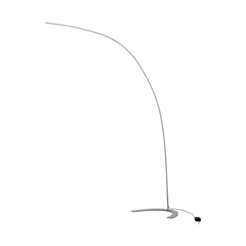 B-Ware Lindby Stehlampe Bogenlampe Danua LED silber Metall Leselampe Wohnzimmer